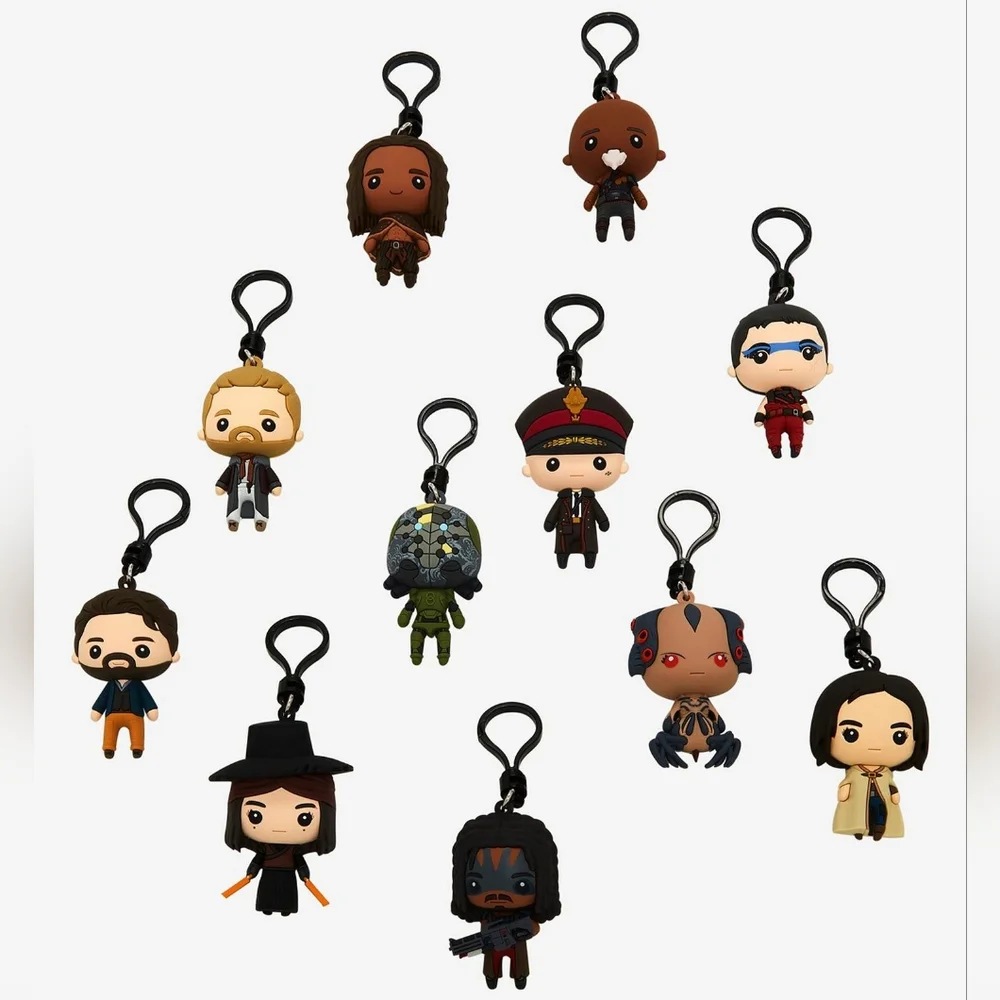 Lot Of 2 New Sealed Rebel Moon Netflix Characters Blind Bags Figural Bag Clips